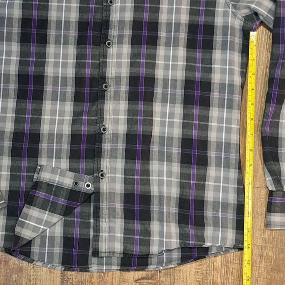 See New Listing Men's Size Small CJ Black Rue 21 Slim Fit Long Sleeve Shirt - Picture 8 of 13